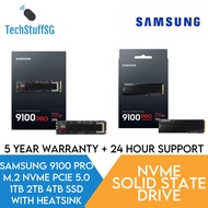 SAMSUNG 9100 PRO | 9100 PRO Heatsink Version 1TB / 2TB / 4TB M.2 2230 NVME GEN 5 Internal SSD