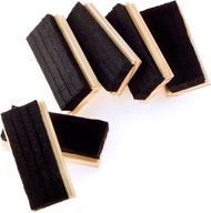 6 Pack Chalkboard Erasers Premium Wool Felt Eraser Dustless Wood Chalk Eraser Blackboard Eraser Clea