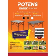 Folding table available in white / black / brown potens PT-663 / PT-695 / PT-6120