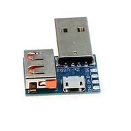 USB3 Adapter board USB male to female to micro USB to header 4P (2.54mm straight plug USB3)