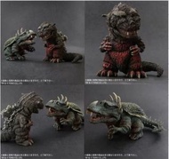 全新未開啡盒 Ric-Toy 少年限定 XPLUS X-PLUS Deforeal Q版擬真系列 哥吉拉的逆襲 Godzilla 哥斯拉 ＆安基拉斯 1955 總天然色