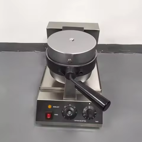 Ice Cream Hamburger Maker Burger Gelato Panini Press Machine Waffle Baking Machine Semlor Paczki Kra