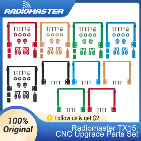 RadioMaster TX15 Adjustable Length CNC Folding Stand & CNC Upgrade Parts Set for TX15/TX15 MAX
