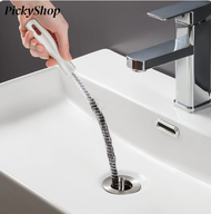 全城熱賣 - 日式下水道清潔刷（45cm） 塞頭髮疏通工具 家用防堵管道疏通器 通洗手盆馬桶廚房水槽廁所浴室洗手間浴缸清潔刷