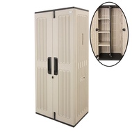 [ จัดส่งพร้อมประกอบ ] HomePro ตู้เก็บของมีแกนกลาง HDPE  EVEREST 180 ซม. แบรนด์ SPRING