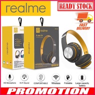 🔥NEW🔥Realme Wireless Bluetooth Headphone Realme RMA66 Bluetooth Wireless Headphones Macaron Extra Ba