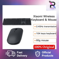 Xiaomi Tetikus Papan Kekunci Wireless Keyboard Mouse Set 2.4GHz 104 Keys Multimedia Full-size Keyboa