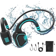 Bone Conduction Earones Bluetooth Wireless IPX8 Waterproof MP3 Player Hifi Ear-hook Headone With Mic Headset For Swimmin