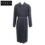 Giorgio Armani 海軍藍棉質不鏽鋼大衣，48碼