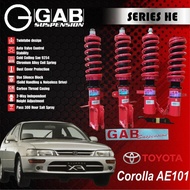 DISC PRICE - Suspension per Shockbecker Coilover GAB HE Series Corolla AE101
