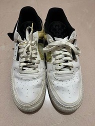 Nike Air Force 1 Type White Black Volt Men's 男裝 - AT7859-101 （盒已棄）