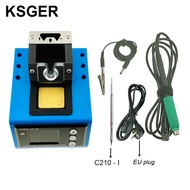 Ksger C210 Trạm Hàn TFT Điều Khiển Điện Cho JBC-210 Mẹo Auto-Ngủ làm nóng nhanh 85W 500C Dụng cụ hàn