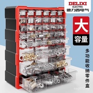 Parts Box Drawer-Type Accessories Storage Box, Connectable Parts Screw Classification Delixi Storage