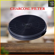 CHARCOAL FILTER COOKER HOOD KITCHEN SMOKE ABSORBER / DUCTING HOSE / DUCTING CAP