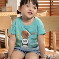 DOSH KIDS T-SHIRTS WE BARE BEARS เสื้อยืดคอกลมเด็ก DBBBT5003-GR