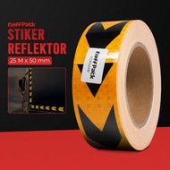 CAHAYA MAREGE SOLUTION - Motorcycle Safety Warning Sign Light Reflector Sticker