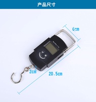 Mini Precision Electronic Scale Handheld 50kg Home Portable for Buying Vegetables Luggage Scale Spri