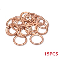 TEMU 15pcs Copper Engine Oil Drain Plug Gasket Fit For A3 A4 A5 A6 A7 A8 Q3 Q5 Q7 Tt Rs7 Vw Jetta Go