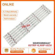 50 "LED TCL TV Backlight 50P8 50T6 50U5900C Light bar 50HR330M04A7 V0.0 4C-LB5004-HR16J
