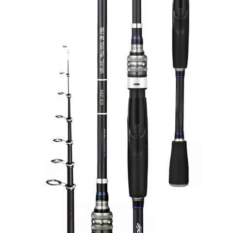 1.98M 2.28M 2.58M 2.88M Carbon Rod Telescopic Lure Fishing Rod Casting Spinning Rod Travel Rod Fishi