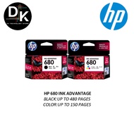 HP 680 Ink Cartridge (Black/Color)