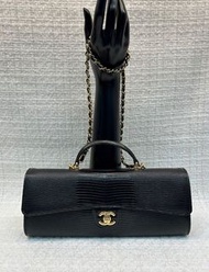 Chanel 26A 黑色蜥蜴皮手提包