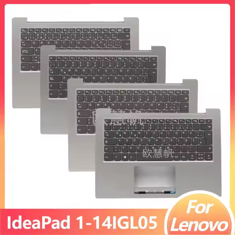 CF/LA/IT/TH/GE/NUE New for Lenovo IdeaPad 1-14IGL05 Laptop Palmrest Upper Cover with German Canadian
