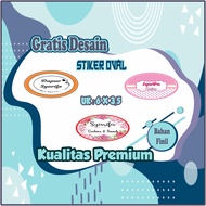 JAR STICKER LABEL FOOD LABEL / SHOP STICKER CAKE LABEL