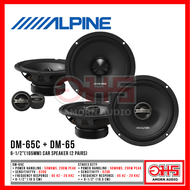 ALPINE set DM-65C / DM-65 ลำโพงรถยนต์คู่หน้าหลัง 6.5นิ้ว AMORNAUDIO อมรออดิโอ