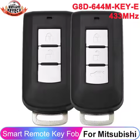 KEYECU 2/3 Buttons G8D-644M-KEY-E For Mitsubishi Lancer Outlander 2010-2018 ASX Smart 433MHz ID46 PC