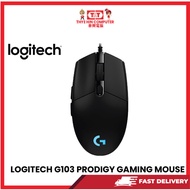 LOGITECH G103 PRODIGY GAMING MOUSE (8000 DPI,6 PROGRAMMABLE BUTTONS)