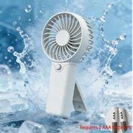 1pc Portable Battery Operated Fan (Battery Not Included) - Handheld Fan, Stroller Fan, Battery Power