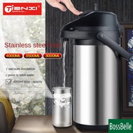 Bossbelle-6010 High end Press on Hot Water Pot, Household Stainless Steel Inner Tank, Large Capacity Air Pressure Insulated Water Pot, Warm Water Bottle, Household Hot Water Bottle, Tea Bottle