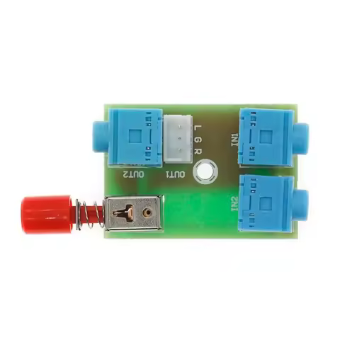 XH-M371 3.5 Audio 2 Ways into 1 Way Out Audio Switching Module Switch Board Audio Socket Switch Diy 