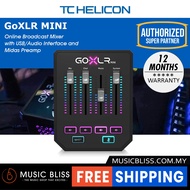 TC-Helicon GO XLR Mini USB Streaming Mixer with USB/Audio Interface - Black / White (GoXLR)