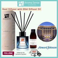 Aroma Sense Howard Johnson Hotel Aromatherapy Reed Diffuser (60ml) use for Aromatherapy - Spa - Home
