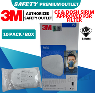 [ORIGINAL] 3M 5935 P3 R Particulate Filter SIRIM Approved Replace 5N11 NIOSH N95 Filter Gask Mask Re