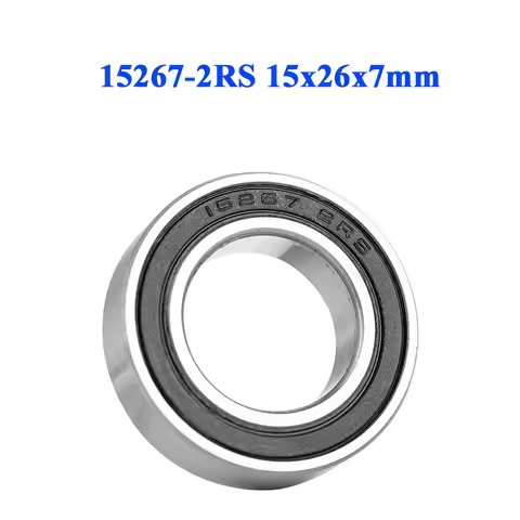 10pcs 15267-2RS 15267RS MR15267 15267 2RS GCR15 Ball Bearing 15x26x7mm Bicycle Hub Front Rear Hubs W