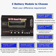 Hot Charger B6 V3 80W 6A Lipo Battery Balance Charger Discharger Charging Cables