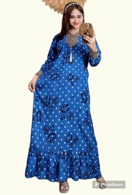 daster gamis lengan panjang daster rayon panjang daster busui kekinian daster lengan panjang kekinia