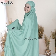 Mukena Bali Dewasa Jumbo Katun Rayon Polos ALULA Bahan Rayon Premium