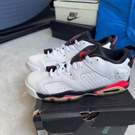 nike air jordan 6 low white infrared