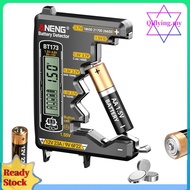 Battery Tester Digital Display Household Battery Detector Multi Purpose Small Battery Checker for AA