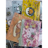 Plastic File Insert 2 Documents Zip Pockets Size B4