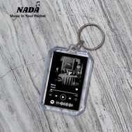 GANTUNGAN Spotify Nina Feast Keychain | Premium Scan Barcode Song Keychain