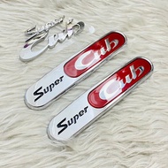 Super cub 125 embossed stamp set, sharp hard plastic