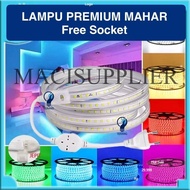 MACISUPPLIER PACKAGE Led Strip Lights 2 meters strip lights + 5050 Socket Cafe Decorative Lights Led
