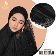 Telekung Khadijah Lace by Siti Alizay Exclusive (Ready Stock) V2