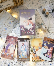 Bohms ไพ่ยิปซีแท้ลายเส้นการ์ตูนน่ารัก ไพ่ทาโร่ต์/ Tarot/ cards