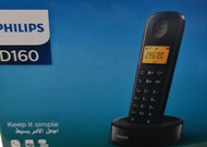 PHILIPS D1601B/90 DIGITAL CORDLESS PHONE BLACK